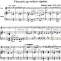 László Bojtár: Variationen über ein Mohácser Volkslied 